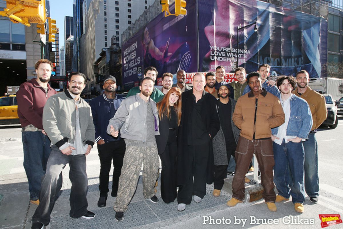 Channing Tatum and the cast of 'Magic Mike Live!'  at 