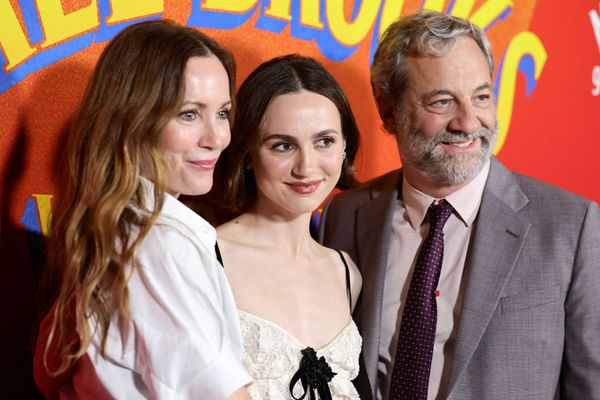 Leslie Mann, Maude Apatow and Judd Apatow Photo