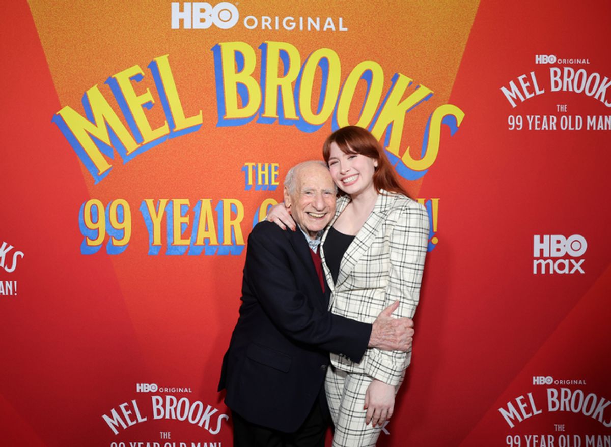 Mel Brooks and Samantha Brooks at 