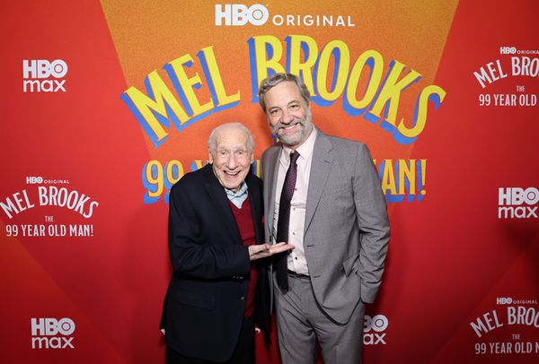 Mel Brooks and Judd Apatow  Photo