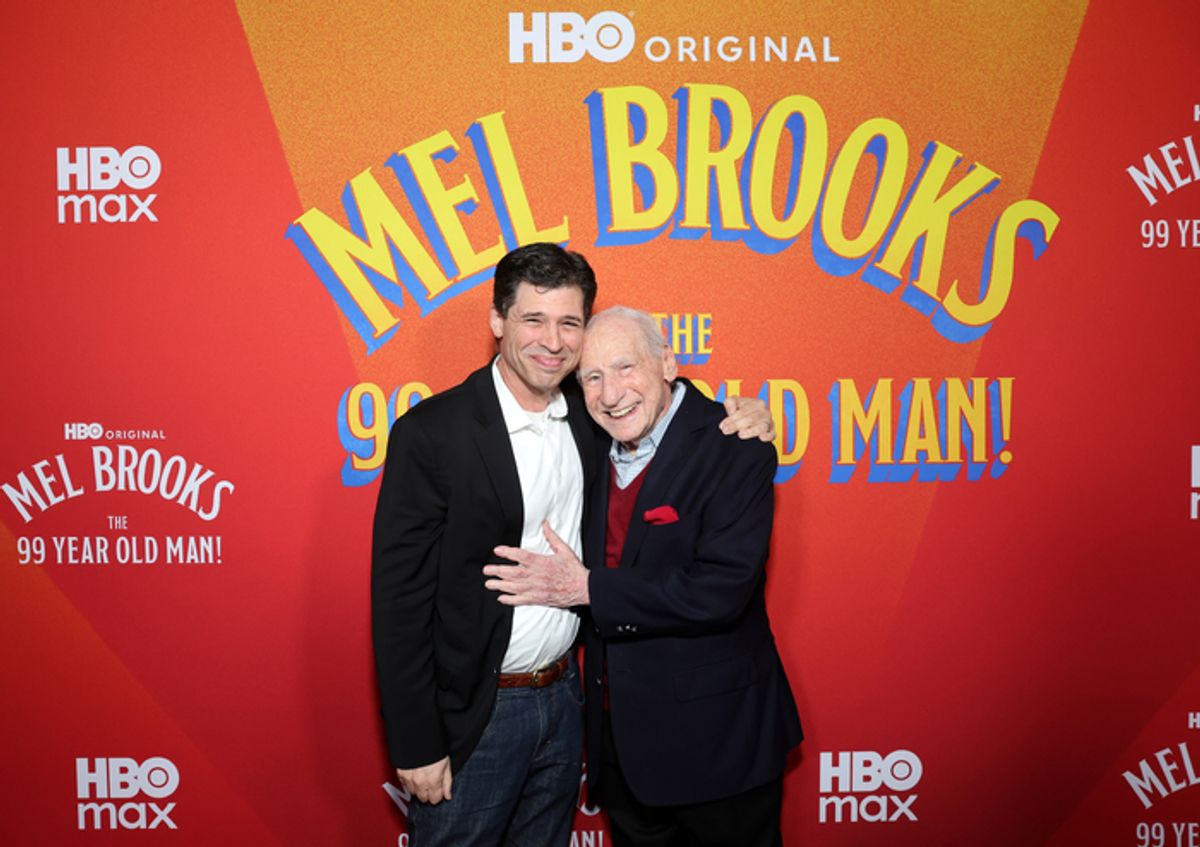Max Brooks and Mel Brooks  at 