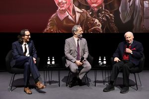 Michael Bonfiglio, Judd Apatow and Mel Brooks  Photo
