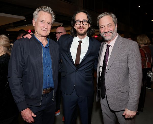 Bill Pullman, Michael Bonfiglio and Judd Apatow Photo