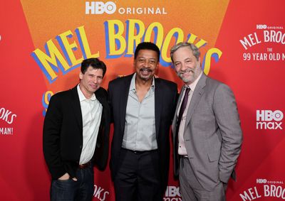 Max Brooks, Robert Townsend and Judd Apatow  Photo