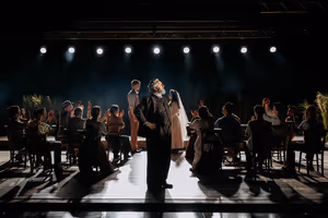 Peter Devlin, Michael Sheen, Yasemin Ozdemir, and cast Photo