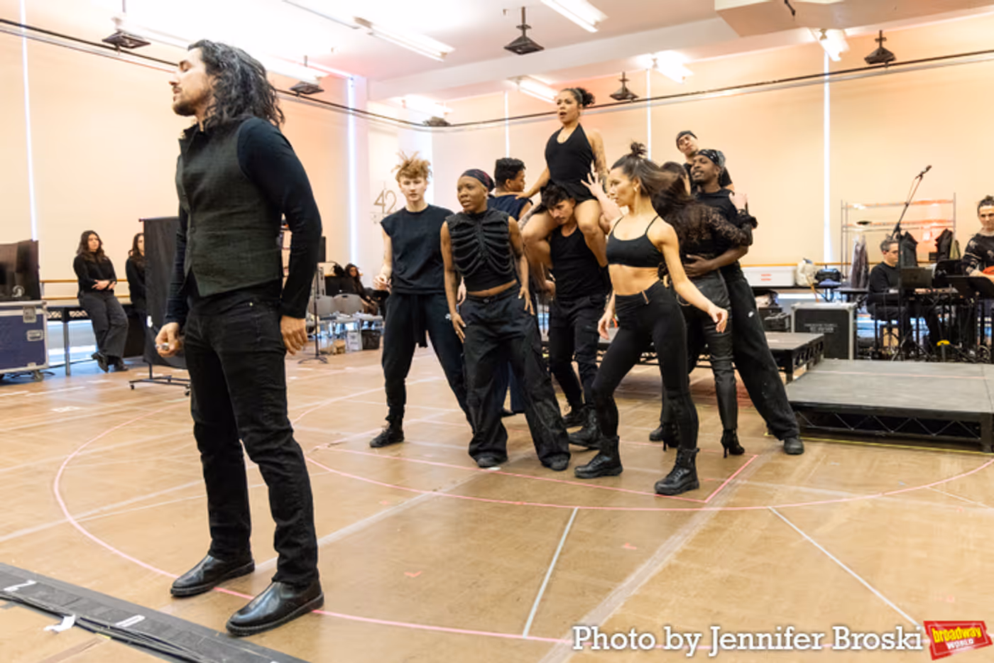 Photos: In Rehearsals with the Cast of BLOOD/LOVE  Image