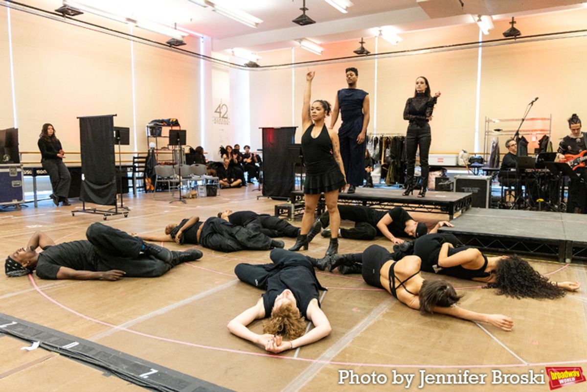 Brooke Simpson and the cast of BLOOD/LOVE at 