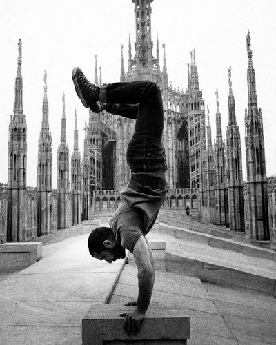 Emil Wolk in Milan, 1976 Photo
