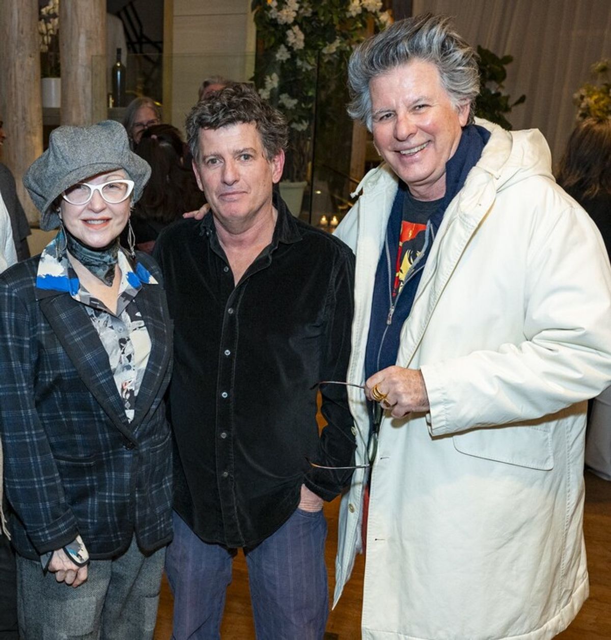 Cyndi Lauper, Evan Bergman and  David Thornton at 