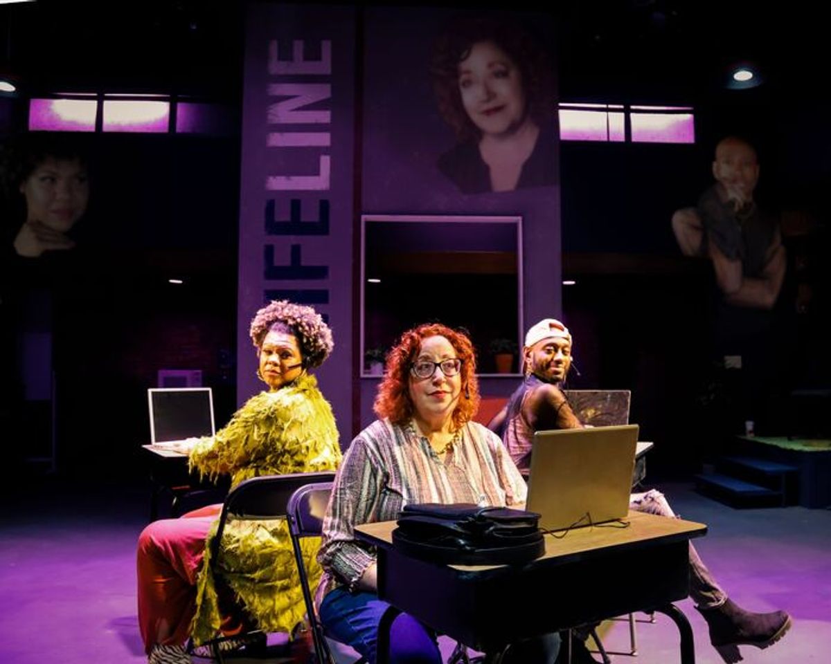 Xoë Sazzle, Amy Tolsky and Clifton J. Adams  at 