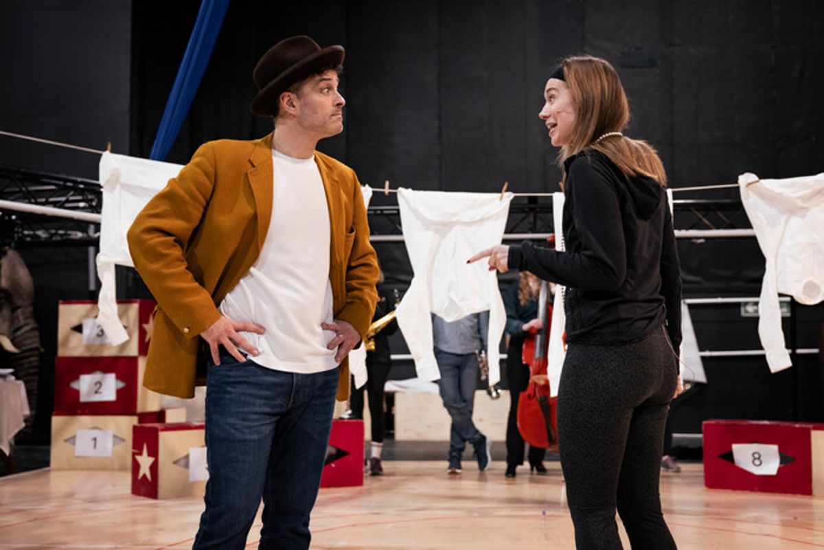 Lee Mead and Monique Young at 