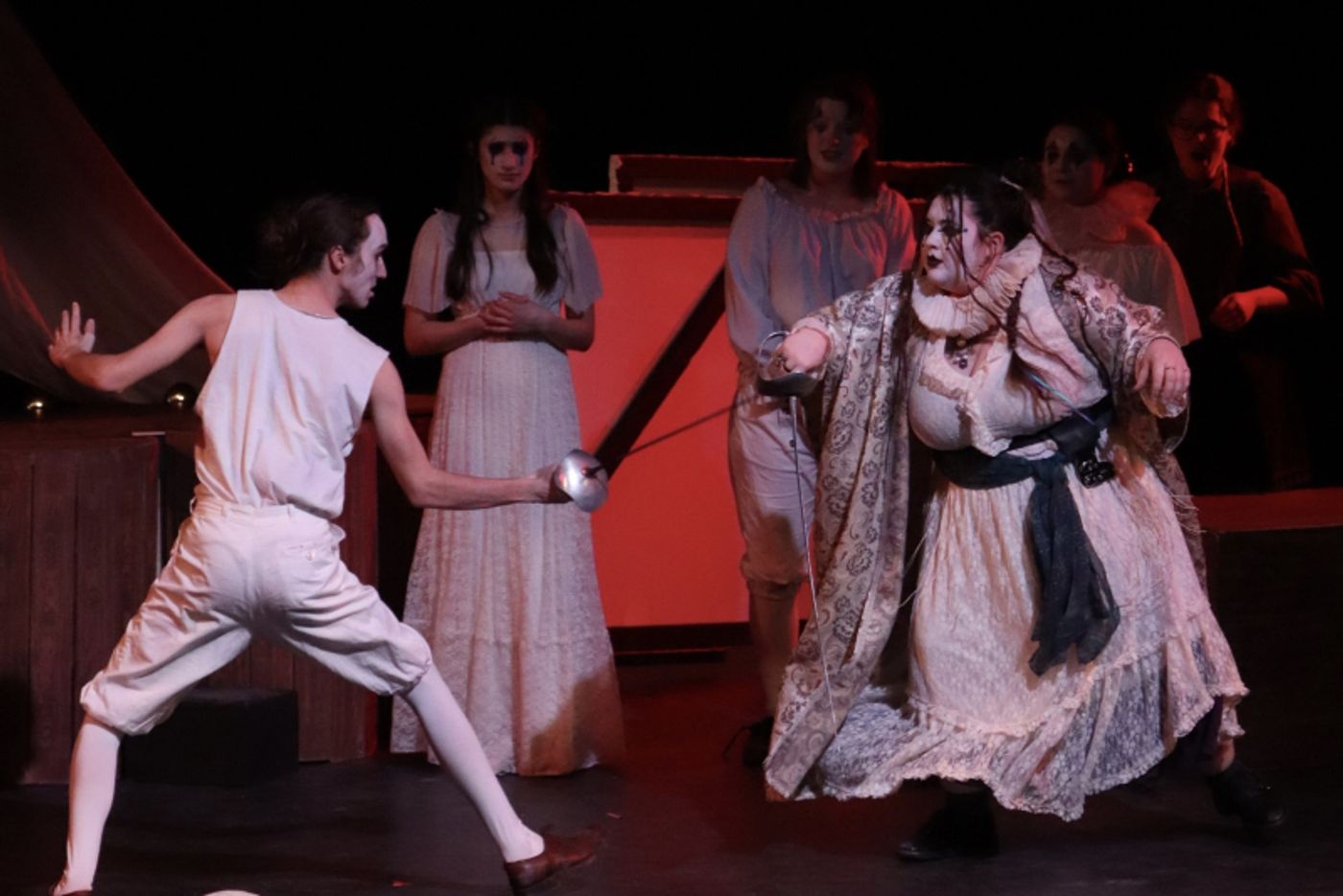 Cast of Rosencrantz and Guildenstern Are Dead. Photo: Megan Brooks