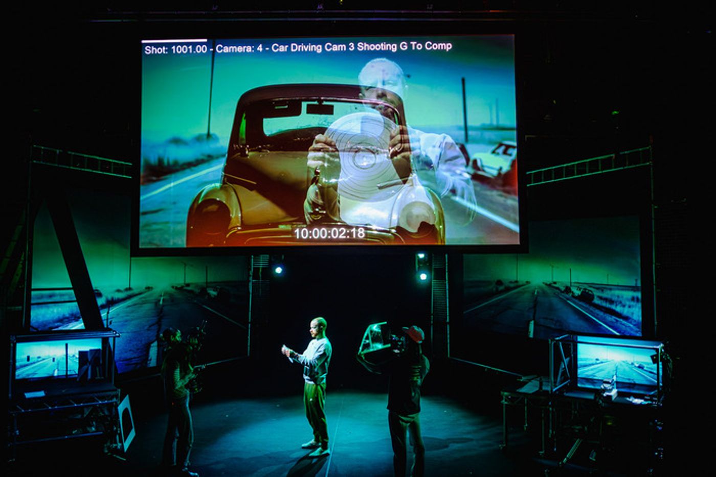 Photos: In Rehearsal for WAR OF THE WORLDS From imitating the dog Photos: In Rehearsal for WAR OF THE WORLDS From imitating the dog Image