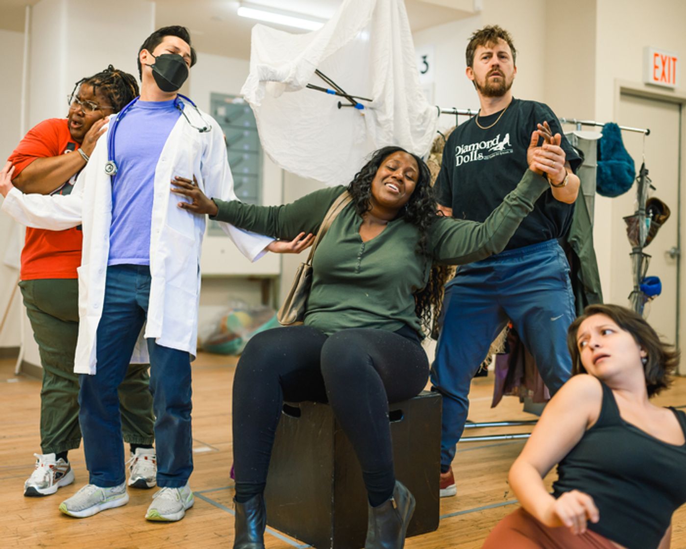 Photos: Grey Henson, Crystal Lucas Perry and More in Rehearsals for BIGFOOT! Off-Broadway  Image