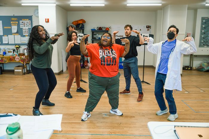 Photos: Grey Henson, Crystal Lucas Perry and More in Rehearsals for BIGFOOT! Off-Broadway — photo 1 of 10