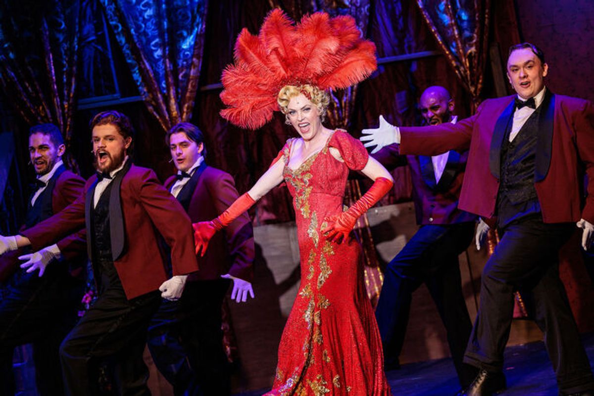 Elaine Hendrix and the Cast of Hello, Dolly! at 