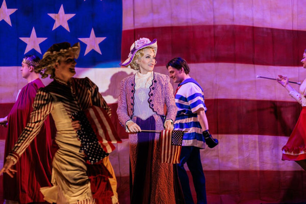 Elaine Hendrix and the Cast of Hello, Dolly! at 