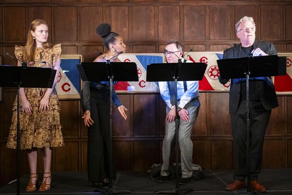 Anne-Sophie de Villeroy,  Lakisha May, Michael Emerson, and Daniel Pearce Photo