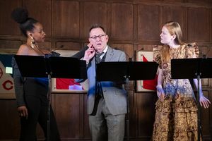 Lakisha May, Michael Emerson, and Anne-Sophie de Villeroy,   Photo