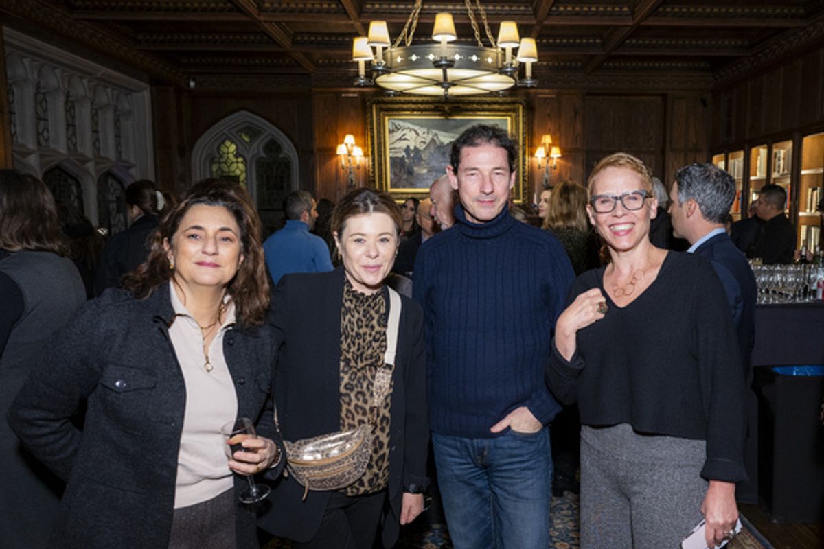 Lucie Tiberghien and guests  at 