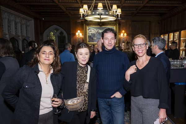 Lucie Tiberghien and guests  Photo