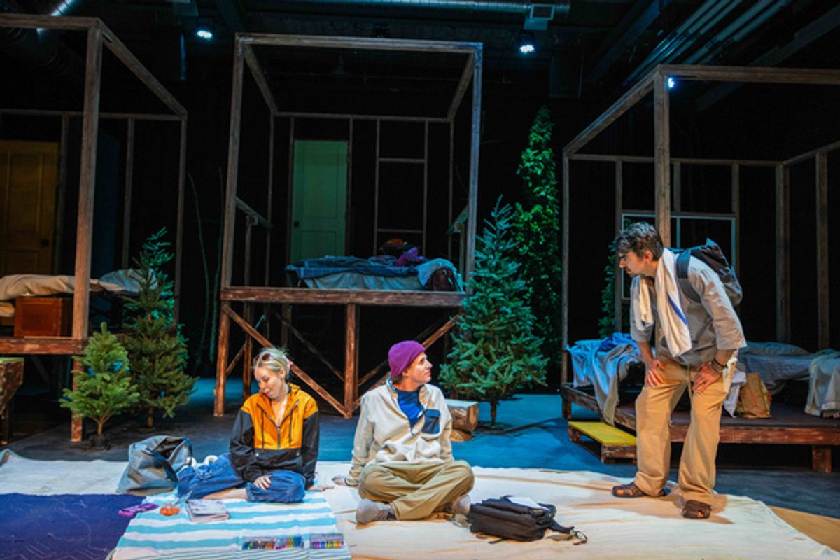 Olivia Hodson, Stuart Wilson and Harry Aspinwall  at 