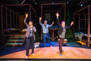 Beth Alianiello, Dave Rabinow and Stuart Wilson  Photo