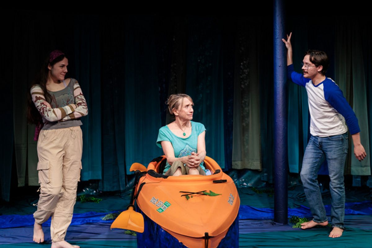 Grace Lawrence, Diane Hill and Cooper Miller  at 