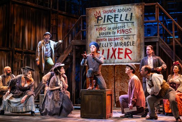 Austyn Myers and the cast of SWEENEY TODD Photo