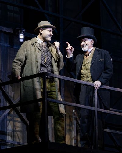 Nicholas Mongiardo-Cooper and Norman Large  Photo