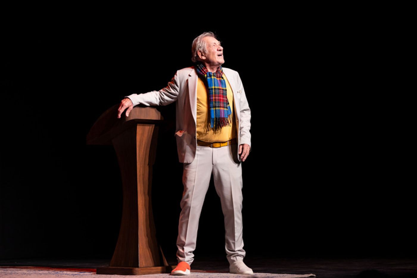 Photos: Sir Ian McKellen Gives Free Performance for 600 Students At Chicago Shakespeare Theater Photos: Sir Ian McKellen Gives Free Performance for 600 Students At Chicago Shakespeare Theater Image