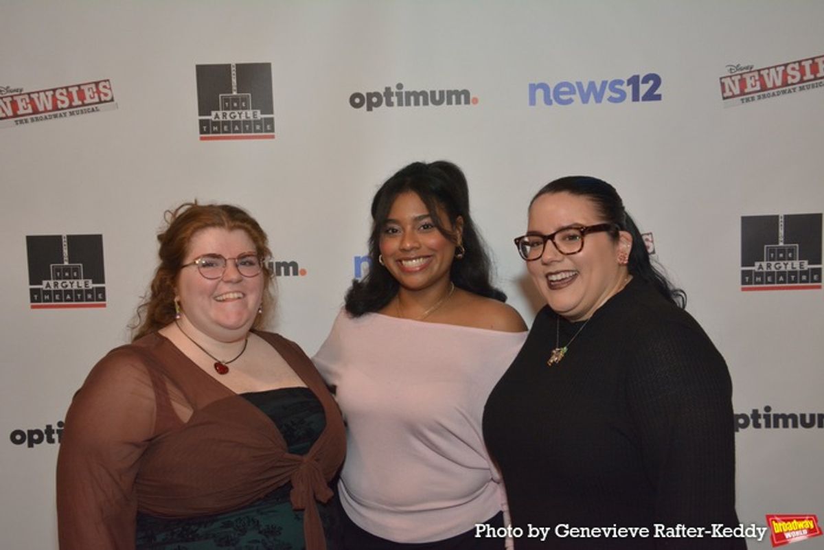 Tara Healy, Nia Guzman and Amanda Scanze at 