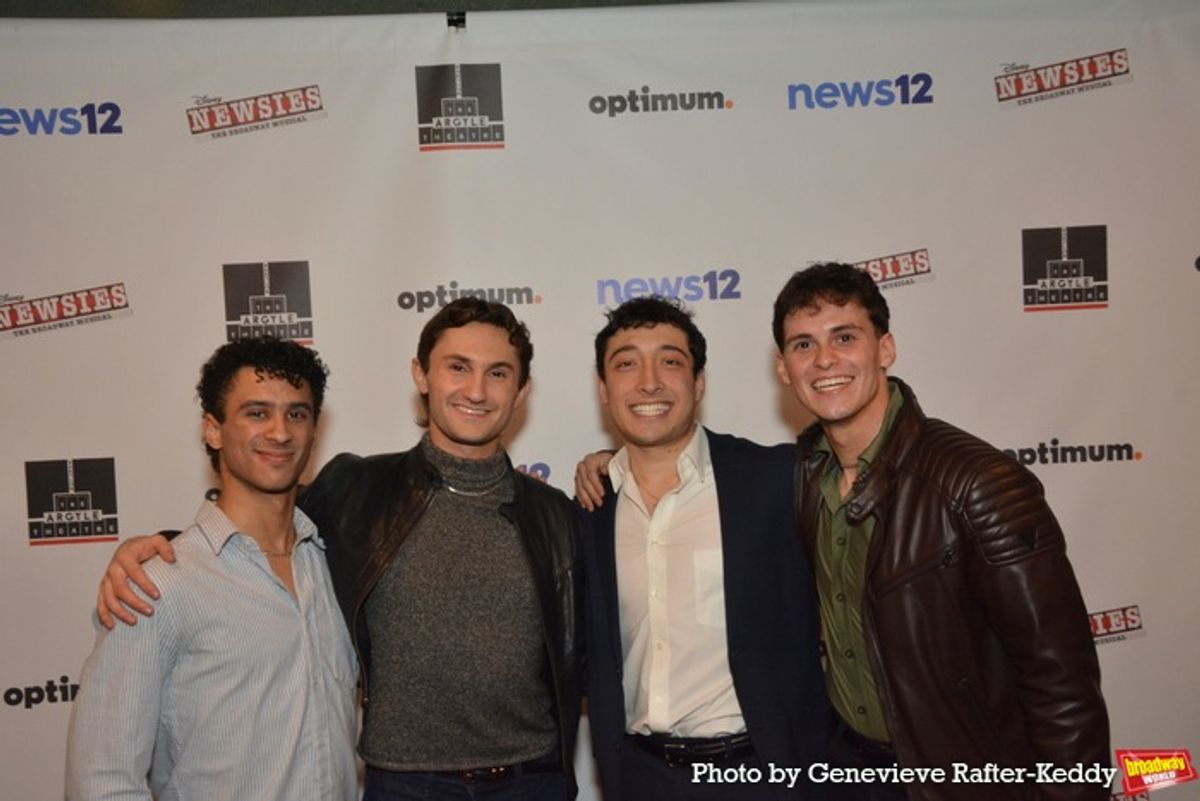 Noah Lytle, Immanuel Amalio Rodriguez, Cole Hong Sisser and Michael Di Leo at 
