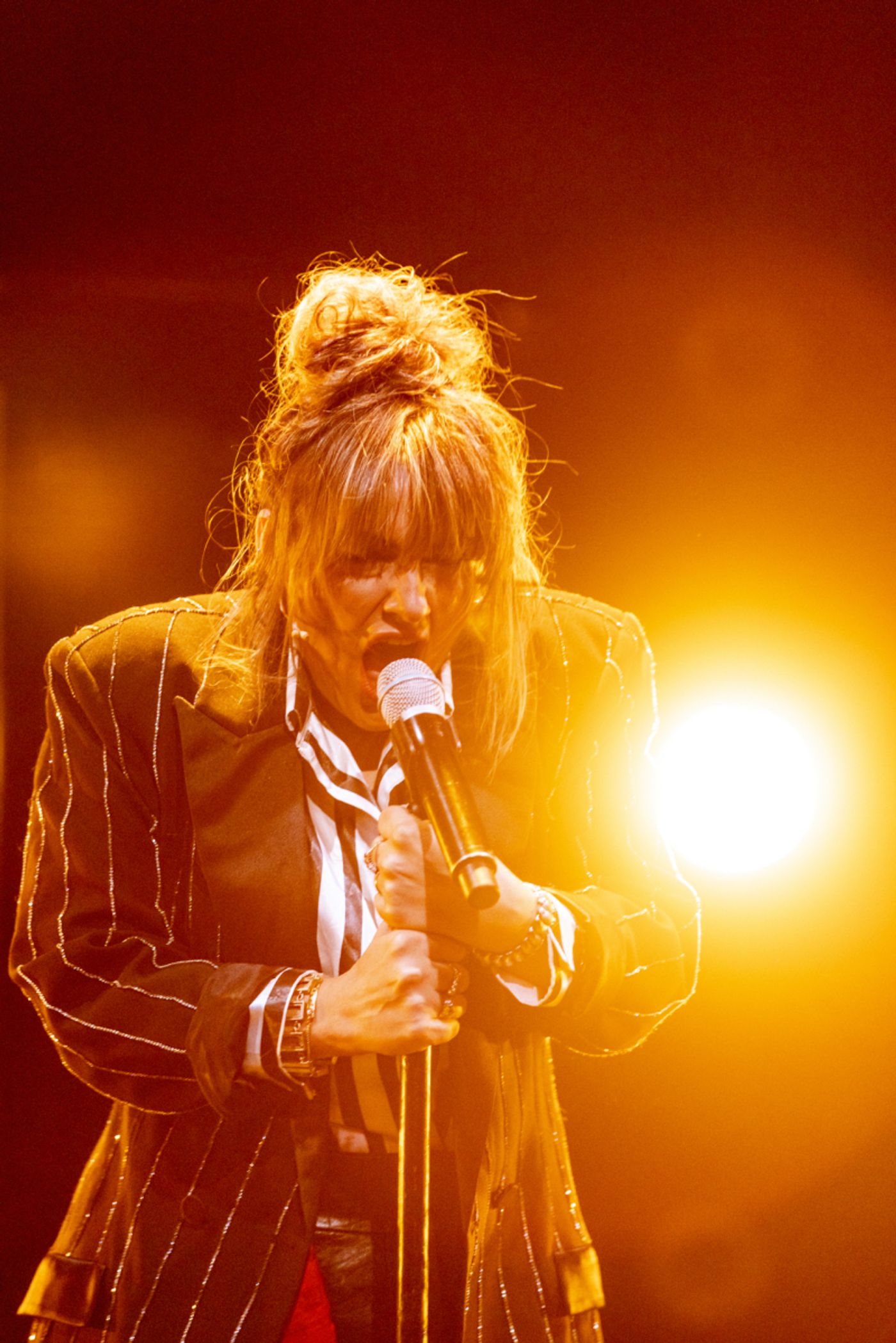 REVIEW: AMPLIFIED THE EXQUISITE ROCK AND RAGE OF CHRISSY AMPHLETT Is Sheridan Harbridge’s Latest Cabaret Celebration A Strong Woman.  Image