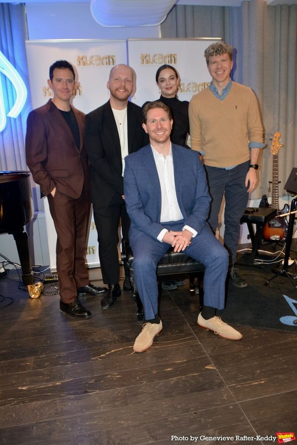 Eric Price with Santino Fontana, Josh Kight, Talia Suskauer and Will Reynolds Photo