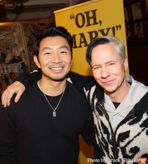 Simu Liu and John Cameron Mitchell  Photo