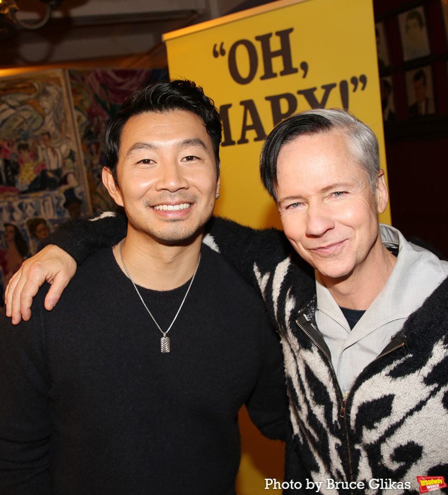 Photos: OH, MARY! Stars John Cameron Mitchell & Simu Liu Meet the Press  Image