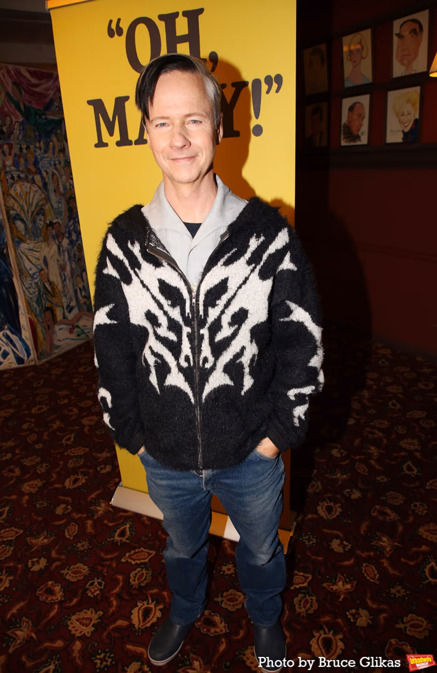 Photos: OH, MARY! Stars John Cameron Mitchell & Simu Liu Meet the Press  Image