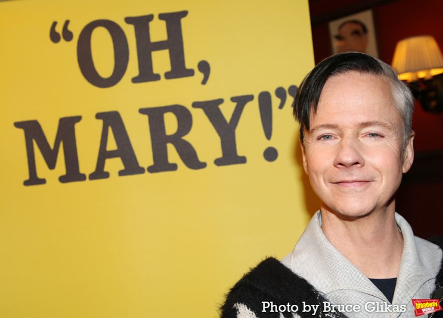 Photos: OH, MARY! Stars John Cameron Mitchell & Simu Liu Meet the Press  Image