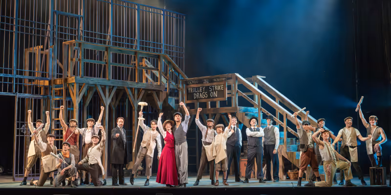 Photos: Mason Ballard, Cara Rose DiPietro and More in NEWSIES at The Argyle Theatre — photo 1 of 14