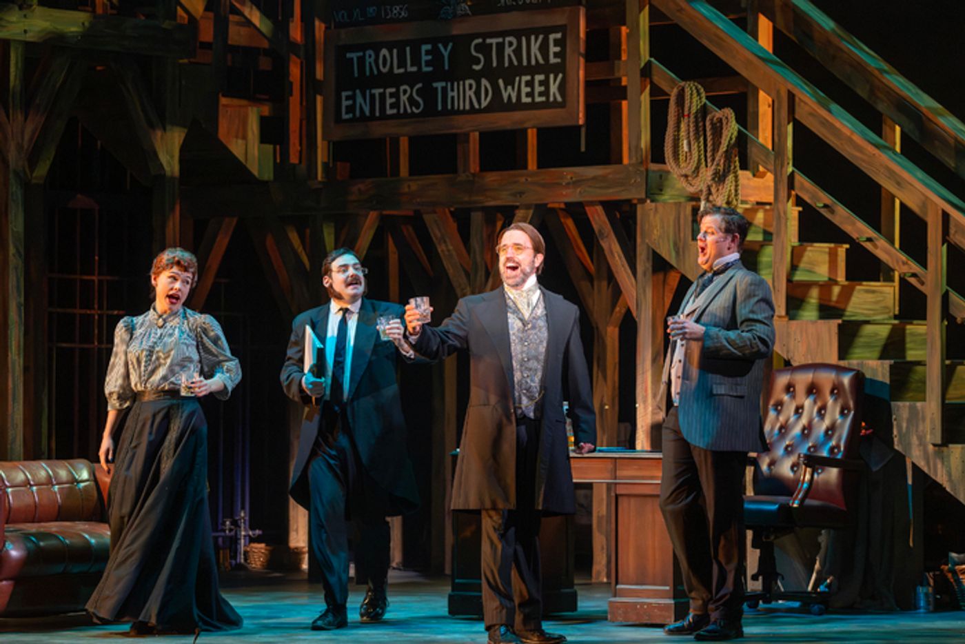 Photos: Mason Ballard, Cara Rose DiPietro and More in NEWSIES at The Argyle Theatre  Image