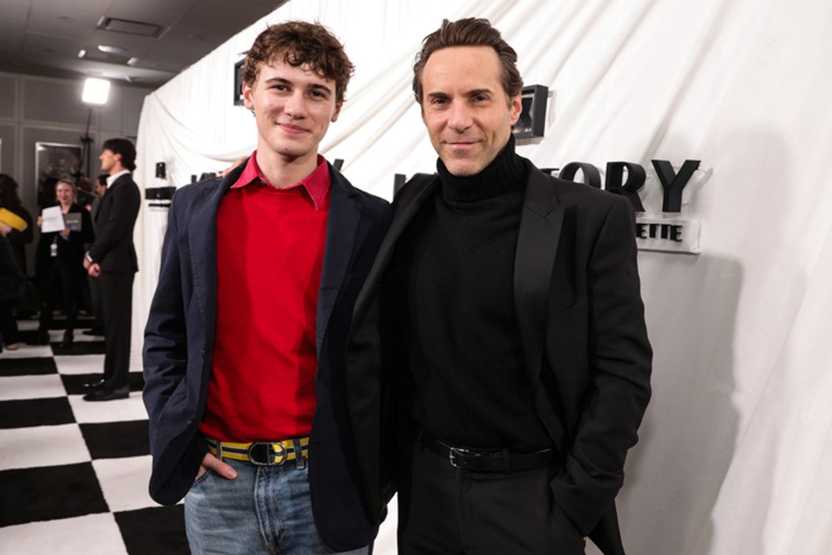 Sam Nivola and Alessandro Nivola  at 