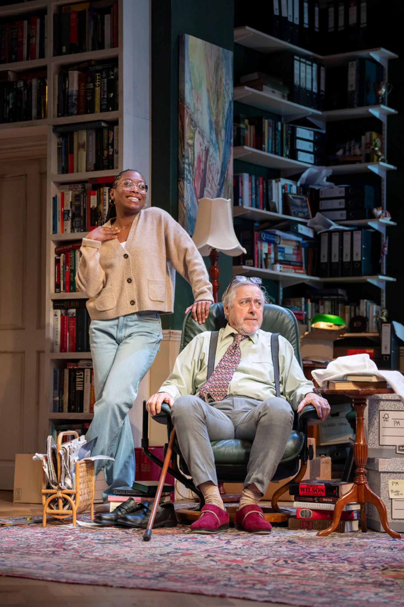Photos: Griff Rhys Jones and Clive Francis in I'M SORRY, PRIME MINISTER  Image