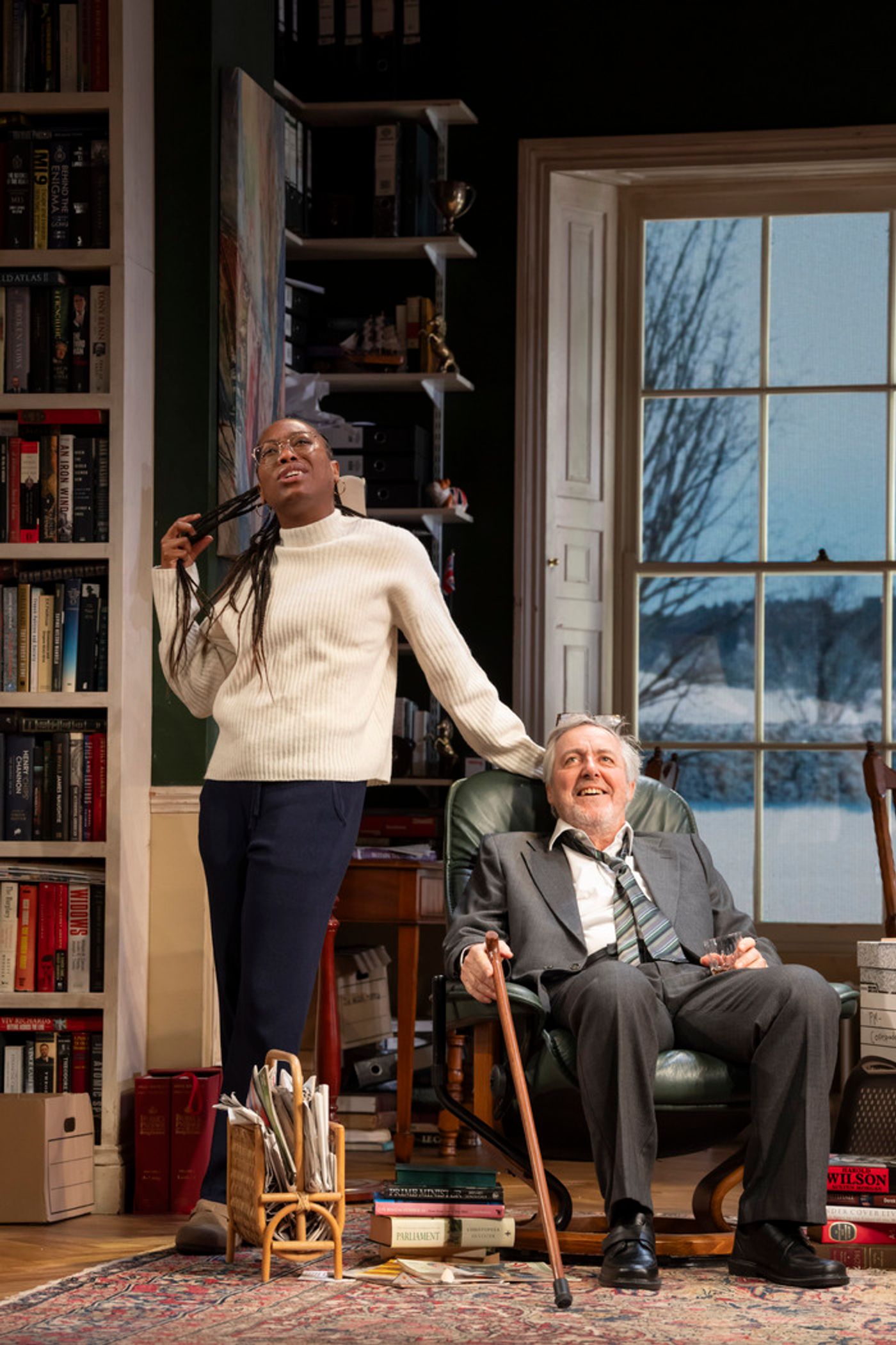 Photos: Griff Rhys Jones and Clive Francis in I'M SORRY, PRIME MINISTER  Image