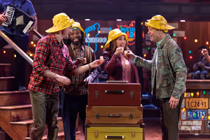 David Socolar, Jason Tyler Smith, Andréa Burns, and Kent M. Lewis @ BroadwayWorld David Socolar, Jason Tyler Smith, Andréa Burns, and Kent M. Lewis Photo