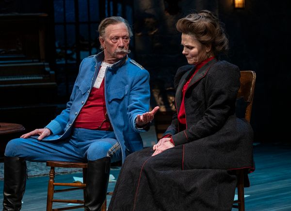 Jeff Perry and Kathryn Erbe Photo