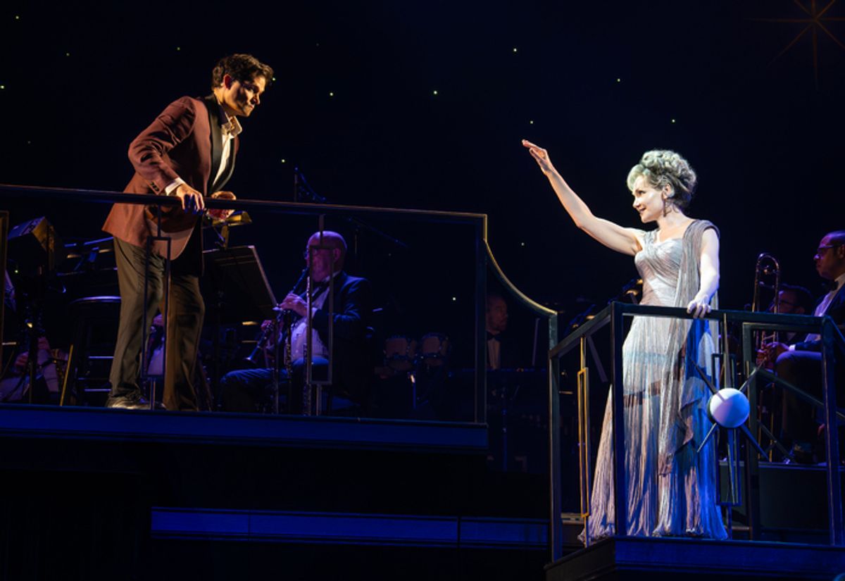 Steven Pasquale and Katrina Lenk
 at 
