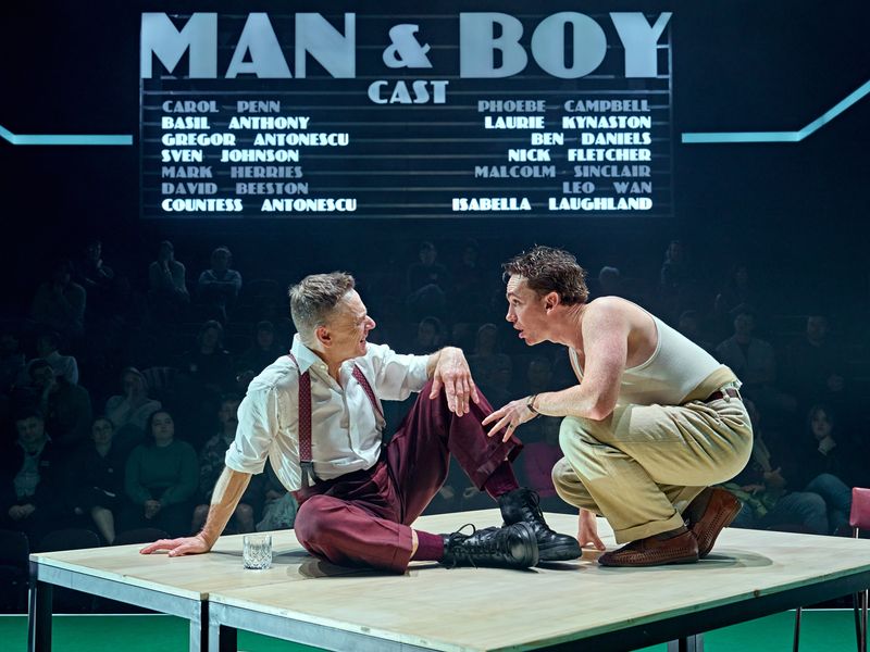 Photos: First Look at Ben Daniels, Laurie Kynaston & More in MAN AND BOY at the National Theatre — photo 1 of 24