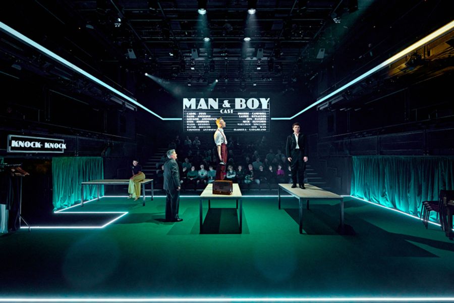 Photos: First Look at Ben Daniels, Laurie Kynaston & More in MAN AND BOY at the National Theatre Image