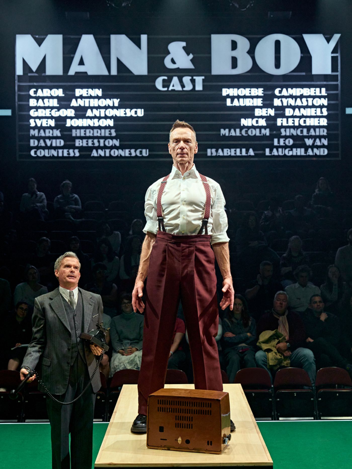 Photos: First Look at Ben Daniels, Laurie Kynaston & More in MAN AND BOY at the National Theatre  Image